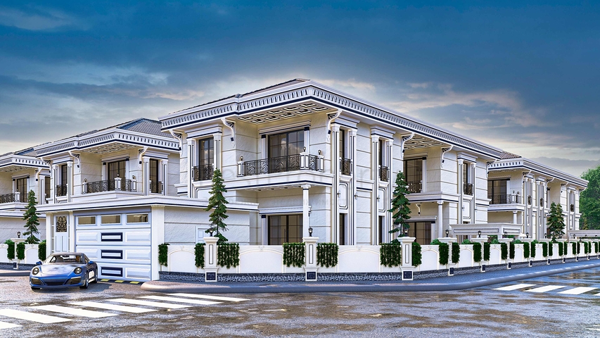 Вилла планировки 5+1 в районе Дошемеалты - Анталия 