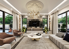 Вилла планировки 5+1 в районе Дошемеалты - Анталия 