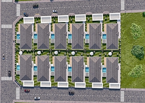 Вилла планировки 5+1 в районе Дошемеалты - Анталия 