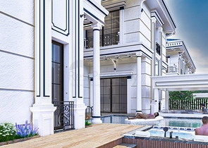 Вилла планировки 5+1 в районе Дошемеалты - Анталия 