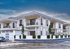 Вилла планировки 5+1 в районе Дошемеалты - Анталия 