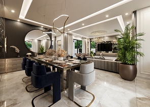 Вилла планировки 5+1 в районе Дошемеалты - Анталия 