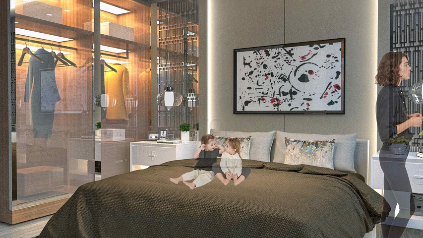 Квартиры планировки 1+1 и 2+1 в районе Кепез - Анталия 