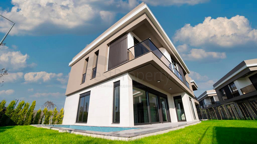 Виллы планировки 5+1 и 6+1 в микрорайоне Моллаюсуф - Анталия 