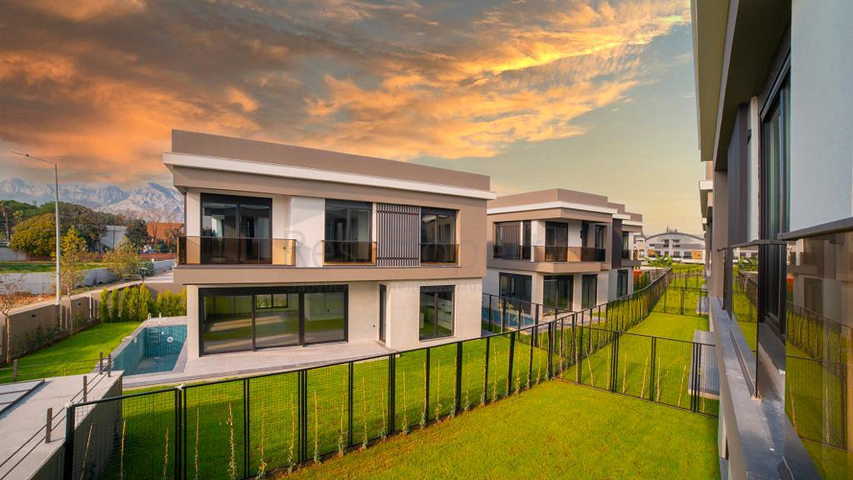 Виллы планировки 5+1 и 6+1 в микрорайоне Моллаюсуф - Анталия 