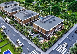 Инвестиционный проект вилл в микрорайоне Эрменек - Анталия 