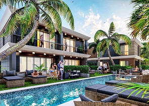 Инвестиционный проект вилл в микрорайоне Эрменек - Анталия 