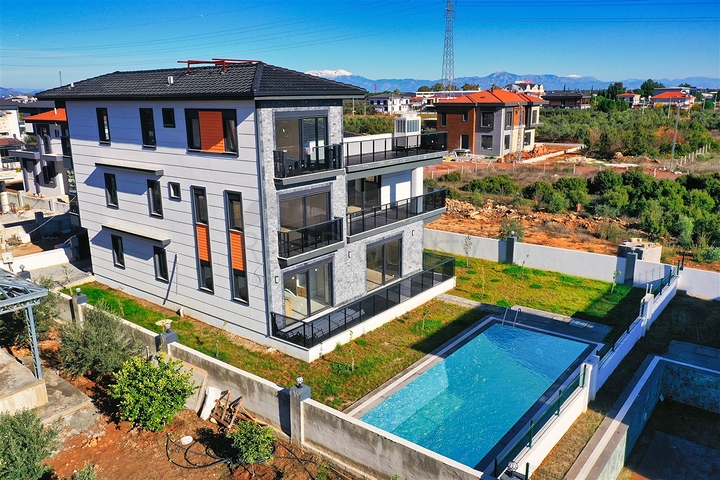 Вилла планировки 5+1 в районе Дошемеалты - Анталия 