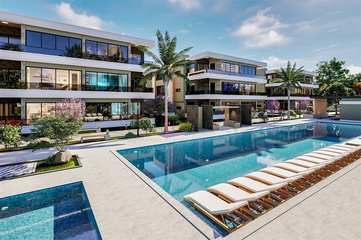 Квартира планировки 4+1 в районе Дошемеалты - Анталия 