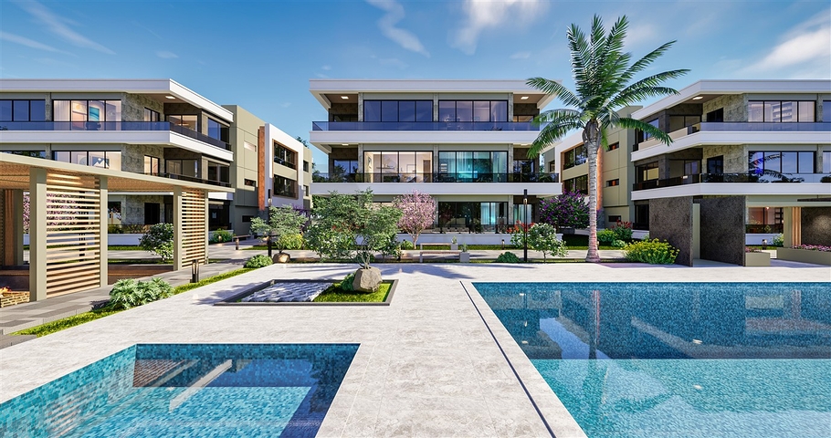 Квартира планировки 4+1 в районе Дошемеалты - Анталия 