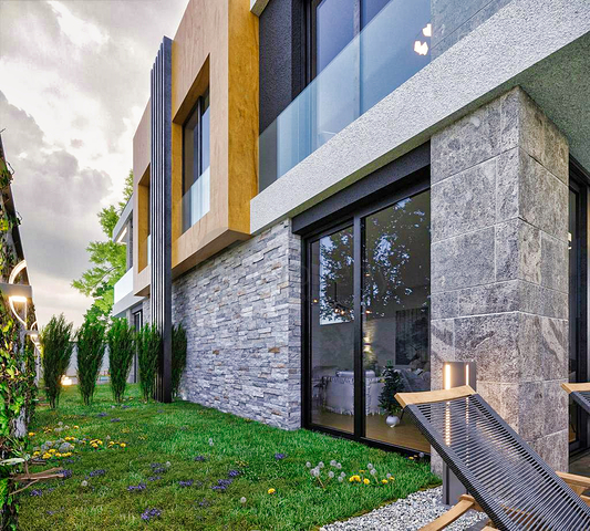 Вилла планировки 4+1 в районе Дошемеалты - Анталия 