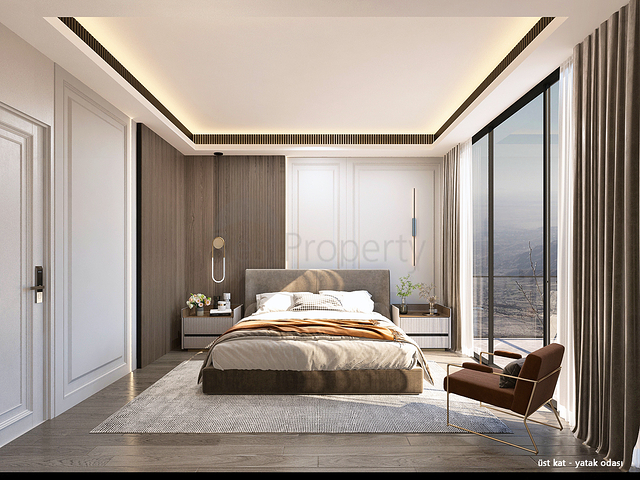 Вилла планировки 4+1 в микрорайоне Алтынкале - Анталия 