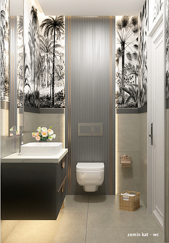 Вилла планировки 4+1 в микрорайоне Алтынкале - Анталия 