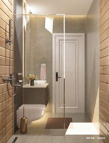 Вилла планировки 4+1 в микрорайоне Алтынкале - Анталия 