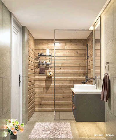 Вилла планировки 4+1 в микрорайоне Алтынкале - Анталия 