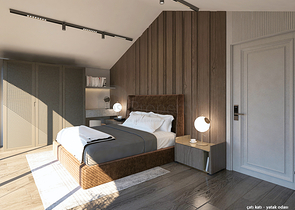 Вилла планировки 4+1 в микрорайоне Алтынкале - Анталия 