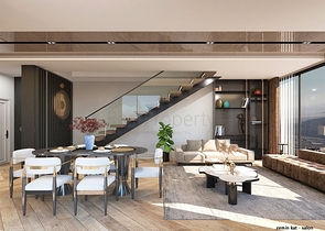 Вилла планировки 4+1 в микрорайоне Алтынкале - Анталия 