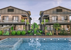 Вилла планировки 4+1 в микрорайоне Алтынкале - Анталия 