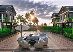 Вилла планировки 4+1 в микрорайоне Алтынкале - Анталия 