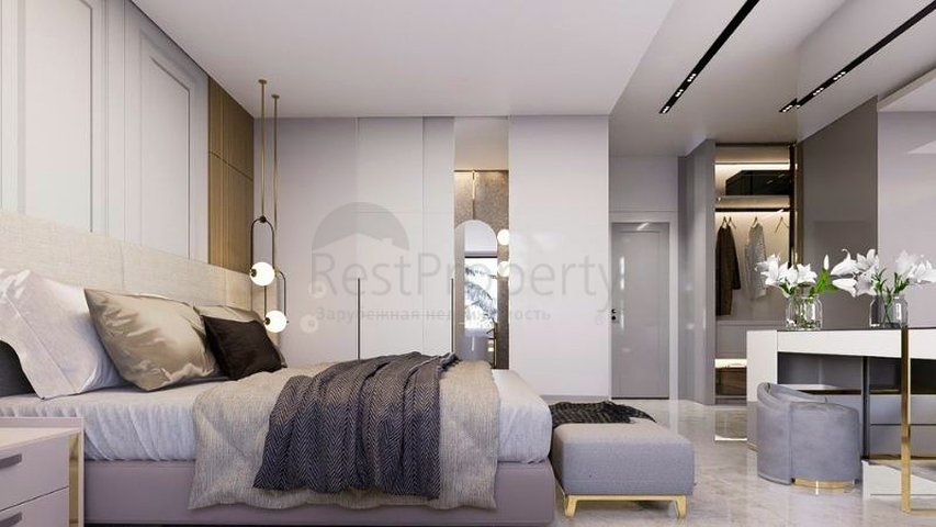 Виллы планировки 5+1 в районе Дошемеалты - Анталия 