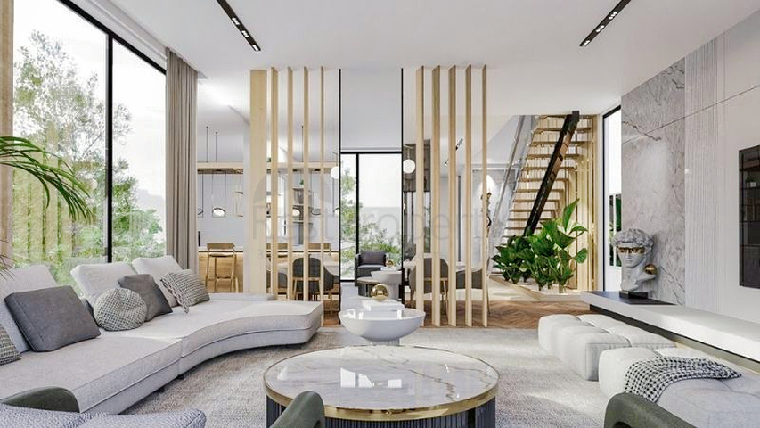 Виллы планировки 5+1 в районе Дошемеалты - Анталия 