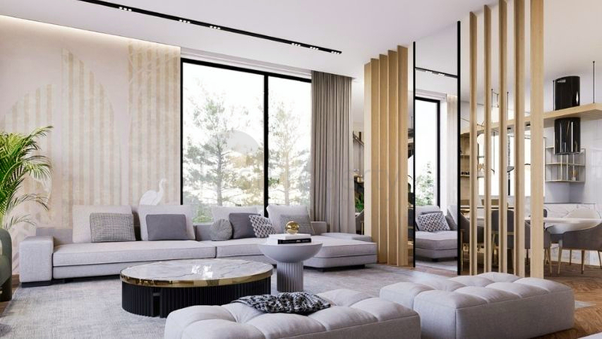 Виллы планировки 5+1 в районе Дошемеалты - Анталия 