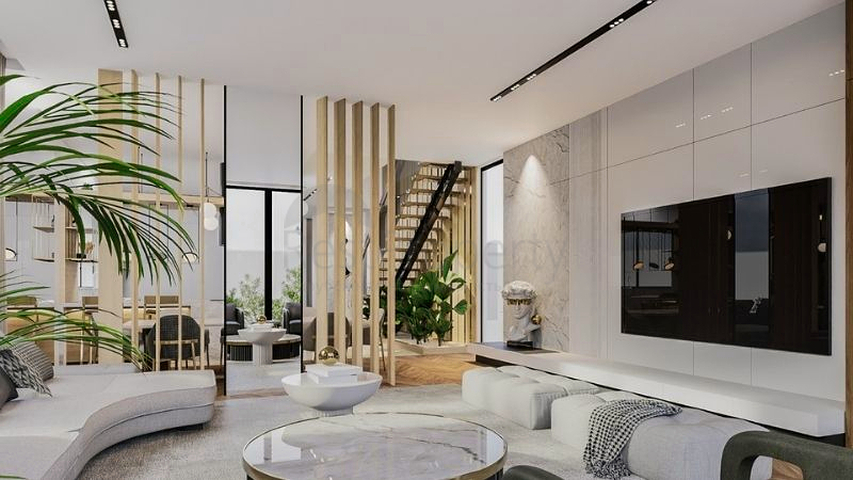 Виллы планировки 5+1 в районе Дошемеалты - Анталия 