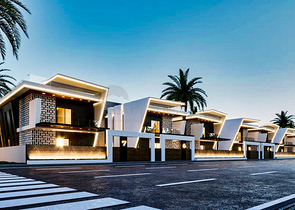 Виллы планировки 5+1 в районе Дошемеалты - Анталия 