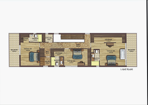 Виллы планировки 5+1 в районе Дошемеалты - Анталия 