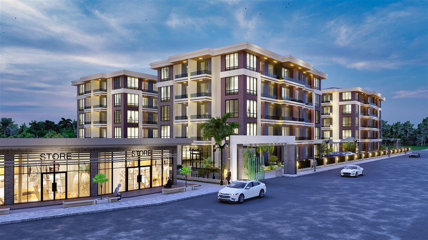 Квартиры планировки 1+1 и 2+1 в районе Дошемеалты - Анталия 