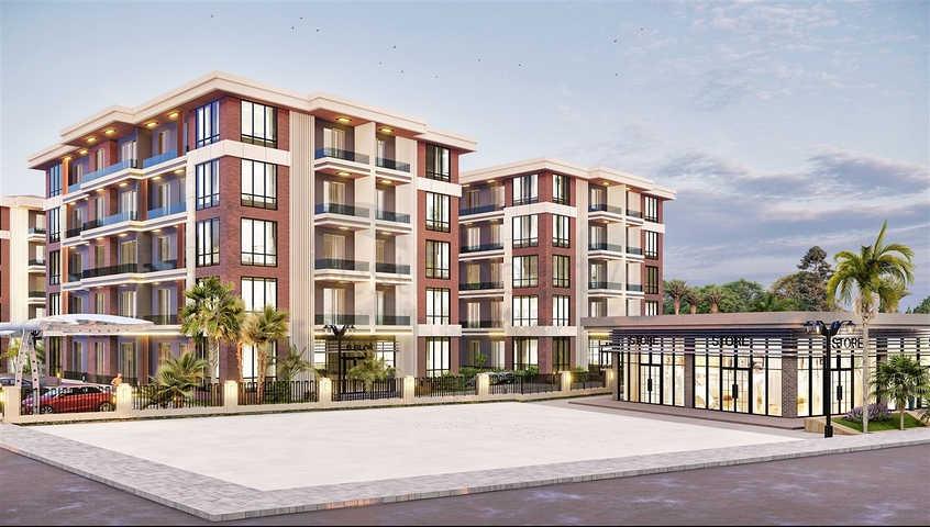 Квартиры планировки 1+1 и 2+1 в районе Дошемеалты - Анталия 