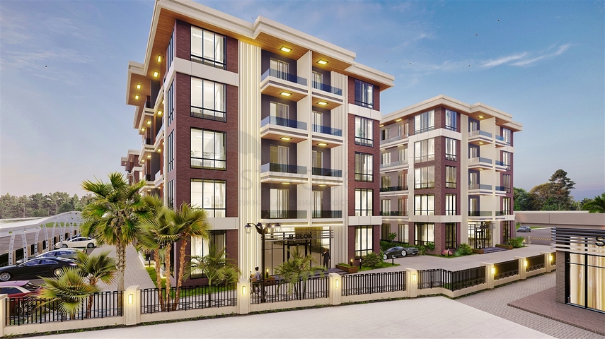 Квартиры планировки 1+1 и 2+1 в районе Дошемеалты - Анталия 