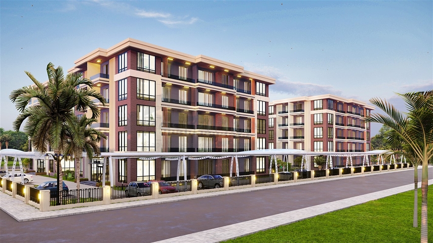 Квартиры планировки 1+1 и 2+1 в районе Дошемеалты - Анталия 