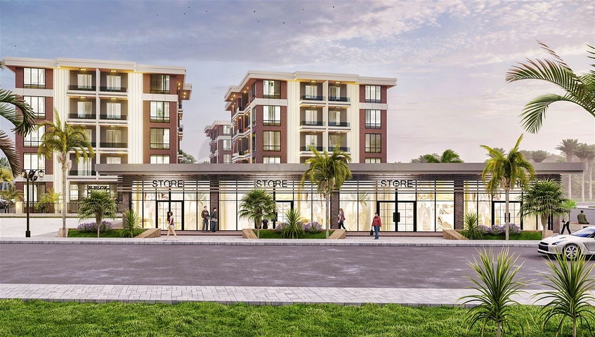 Квартиры планировки 1+1 и 2+1 в районе Дошемеалты - Анталия 