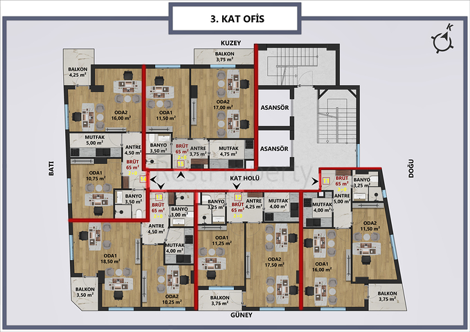 Инвестиционный проект в центре города Анталия 