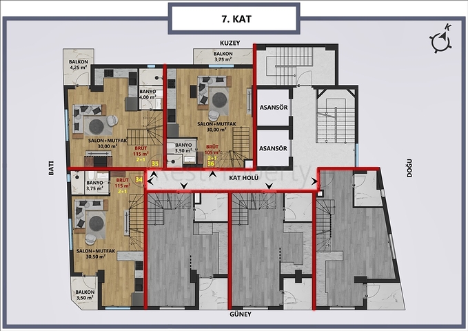 Инвестиционный проект в центре города Анталия 