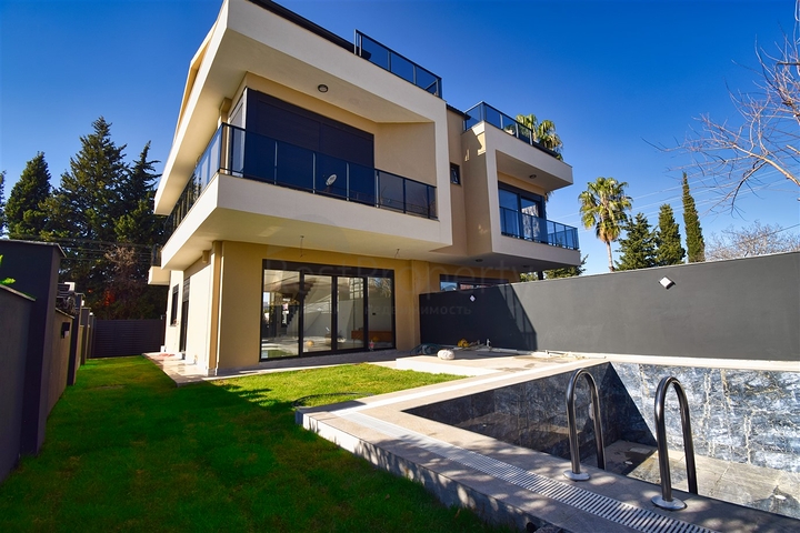 Вилла планировки 3+1 в микрорайоне Эрменек - Анталия 