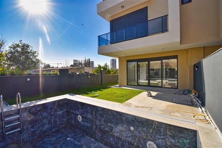 Вилла планировки 3+1 в микрорайоне Эрменек - Анталия 