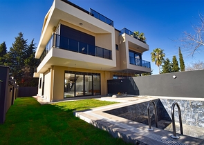 Вилла планировки 3+1 в микрорайоне Эрменек - Анталия 