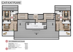 Квартиры планировки 1+1 ,2+1 и 3+1 в микрорайоне Эрменек - Анталия 