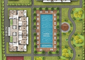 Квартиры планировки 1+1 ,2+1 и 3+1 в микрорайоне Эрменек - Анталия 