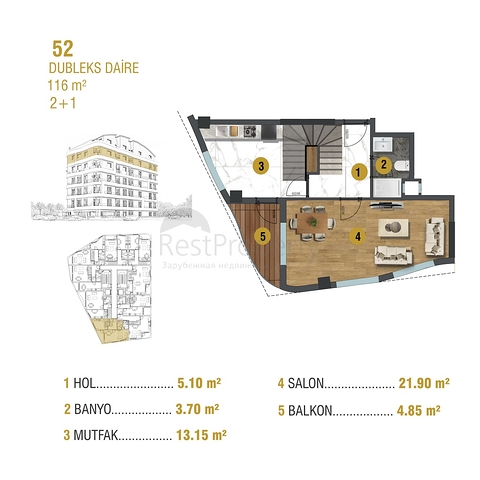 Инвестиционный проект в микрорайоне Синан - Анталия