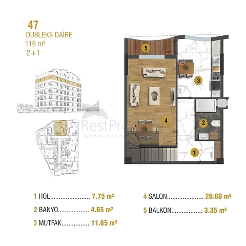 Инвестиционный проект в микрорайоне Синан - Анталия