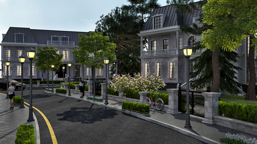 Великолепные роскошные фешенебельные виллы предлагает проект в район Чекмекёй