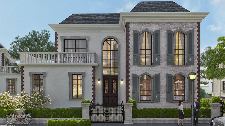 Великолепные роскошные фешенебельные виллы предлагает проект в район Чекмекёй