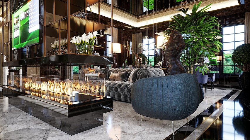 Великолепные роскошные фешенебельные виллы предлагает проект в район Чекмекёй