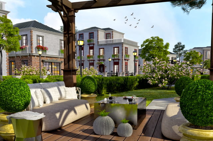 Великолепные роскошные фешенебельные виллы предлагает проект в район Чекмекёй