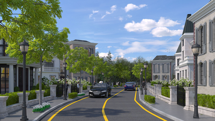 Великолепные роскошные фешенебельные виллы предлагает проект в район Чекмекёй