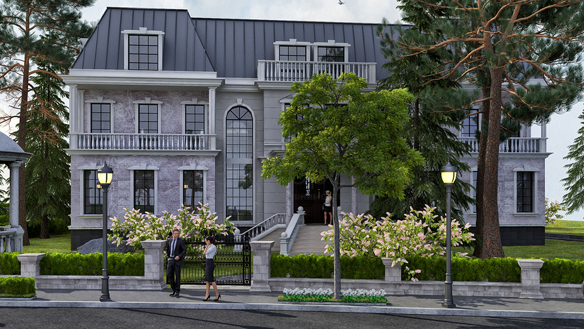 Великолепные роскошные фешенебельные виллы предлагает проект в район Чекмекёй