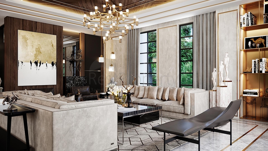 Великолепные роскошные фешенебельные виллы предлагает проект в район Чекмекёй